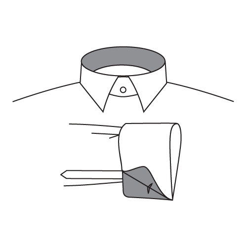 Inne Fabric In Collar and Cuffs