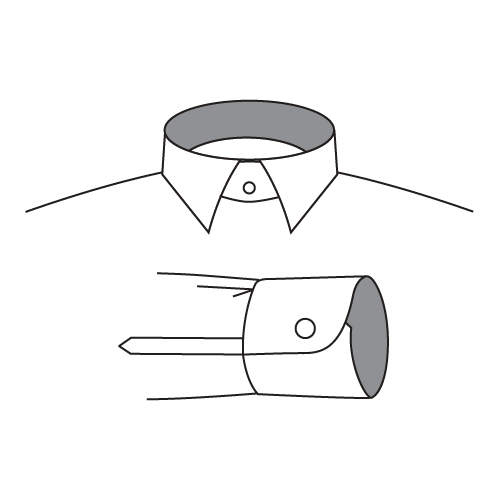 Inner Fabric In Collar and French Cuffs