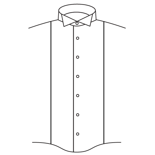 Long Tuxedo Pleated