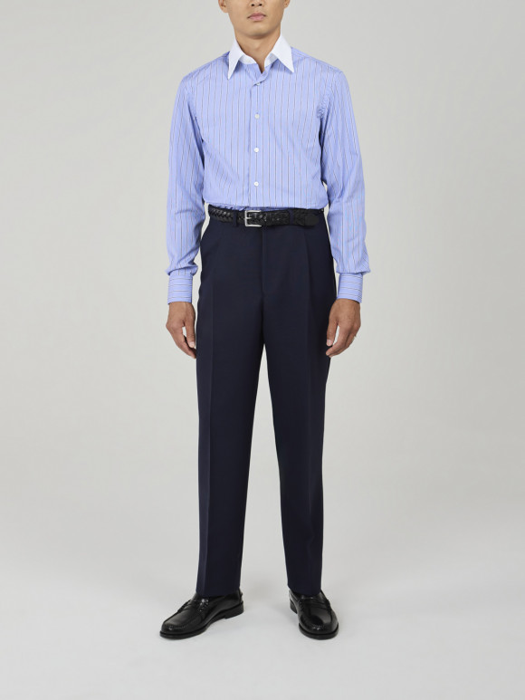 Navy Fresco Trousers