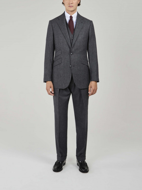 Grey Flannel Three-Piece Suit