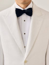 White Seersucker Tuxedo Jacket