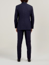 Navy Linen Suit