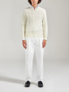 V-Neck Pullover Off White