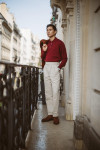 Bordeaux Polo knitwear