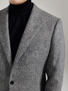 Grey and Black Herringbone Jacket