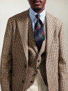 Brown Houndstooth Jacket