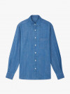 Plain Blue Denim Shirt