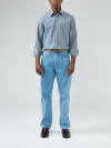 Shirt Chambray Plain Blue