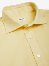 Shirt Linen Plain Yellow