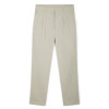 Chino with 2 pleats beige twill