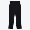 Grain de poudre black tuxedo pants