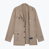 Beige Wool Safari Jacket