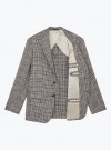 Glencheck Jacket Brown and Navy
