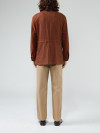 Rust Linen Safari Jacket