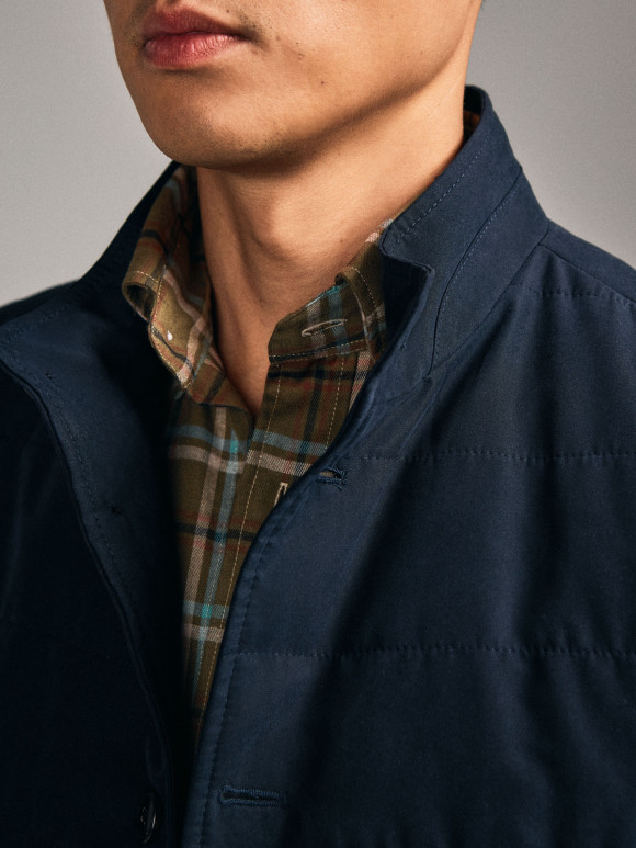 Navy Sleeveless Vest