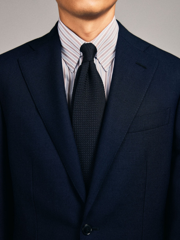 Navy Fresco Suit (Made in italy)