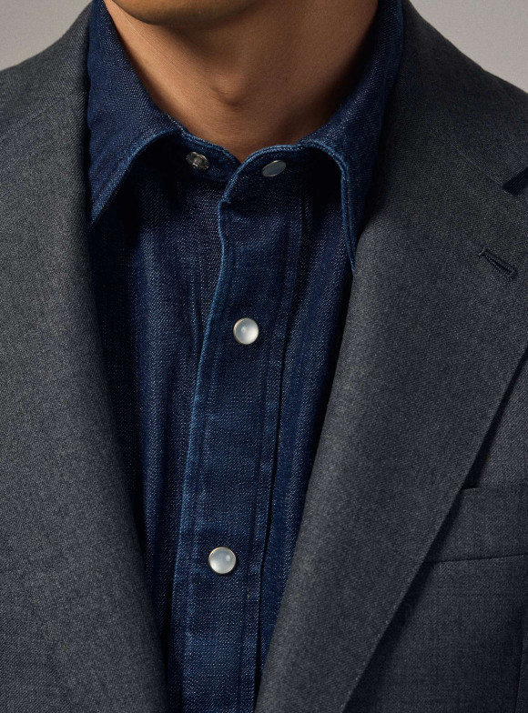 Grey Twill Suit