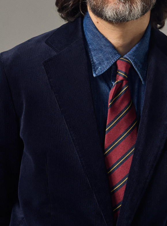 Navy Corduroy Suit