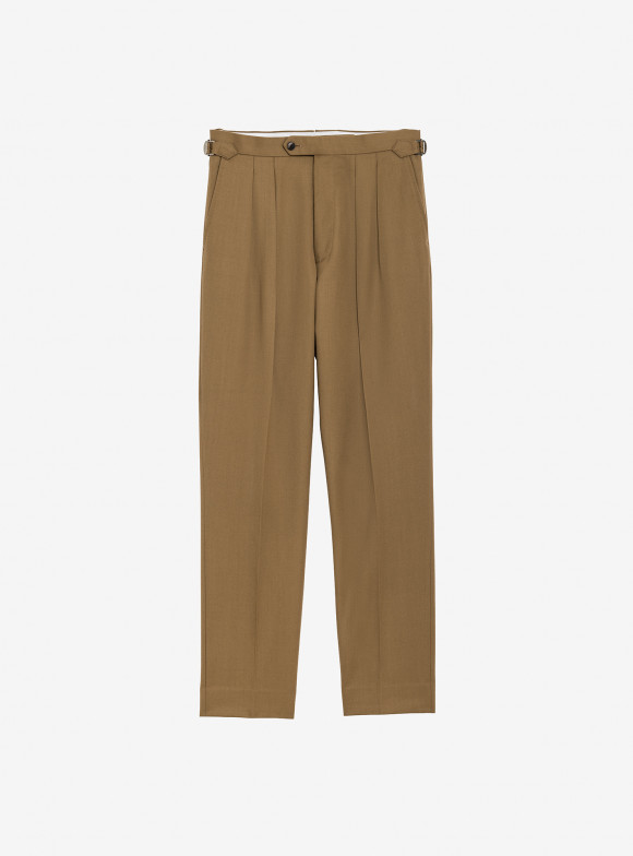 Beige Cavalry Twill Trousers