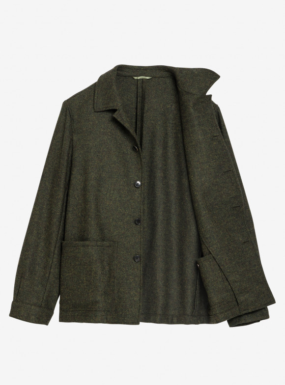 Green Tweed Work Jacket