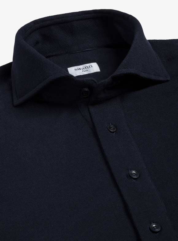 Shirt Jersey Plain Blue