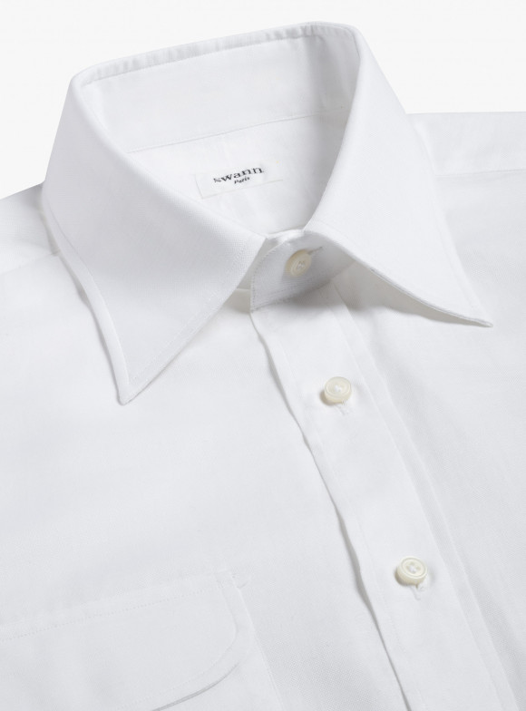 Shirt Linen Plain White