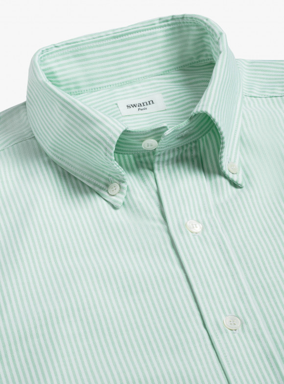 Shirt Oxford Stripes Green