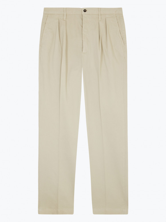 Beige Chino with pleats