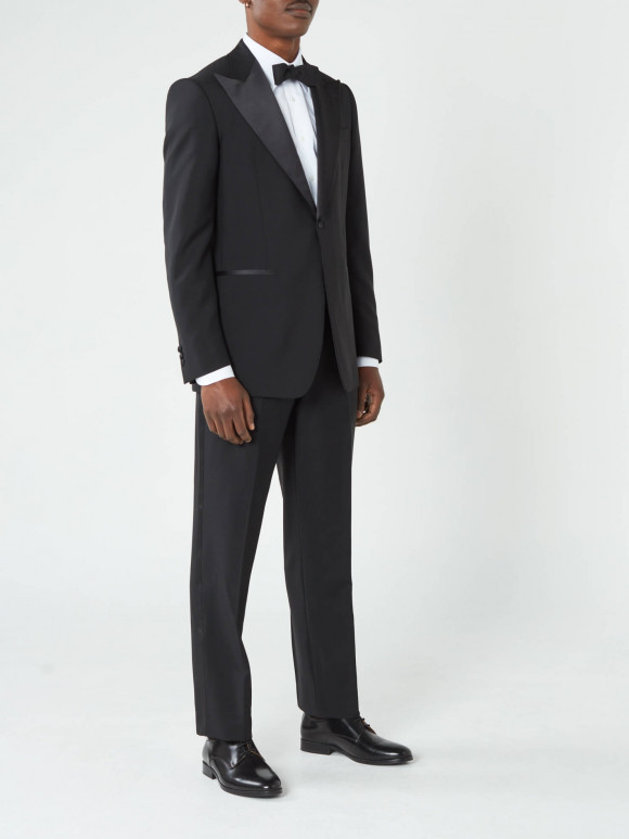 Grey smoking suit discount