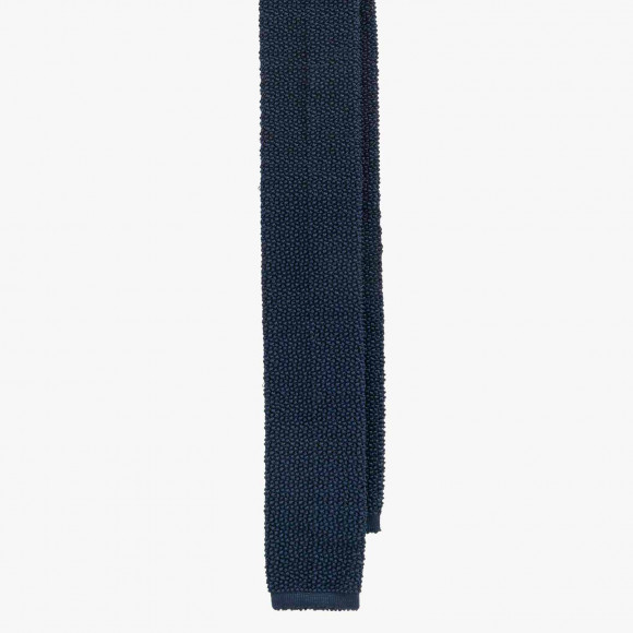 Navy Blue Jersey Tie