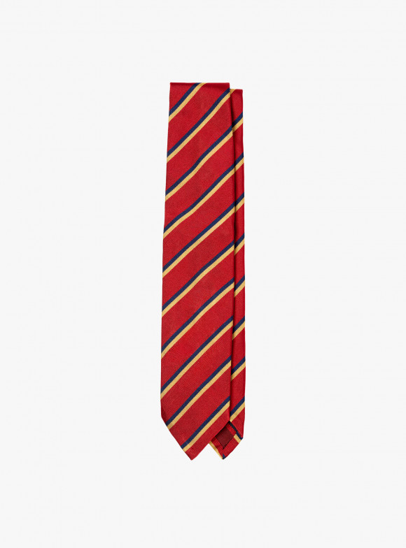 Purple and Navy Regimental Tie