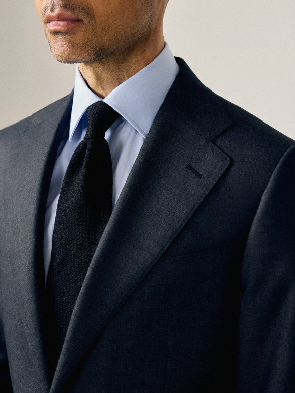 100% Canvassed Super 150’s Grey Suit