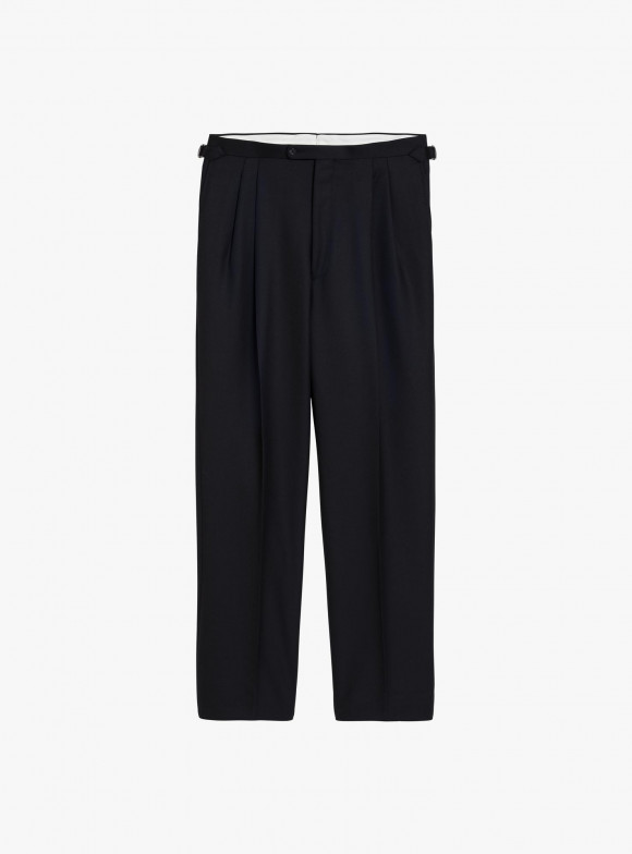 Navy Twill Trousers