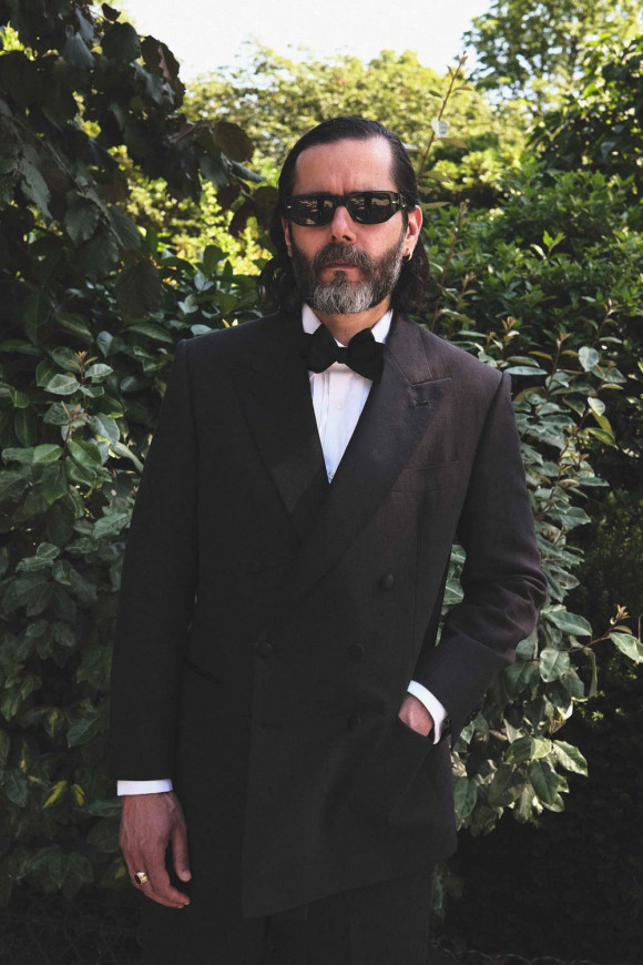 Black Linen Tuxedo