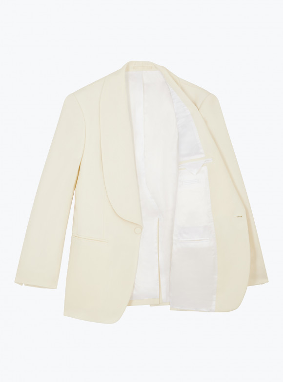 Ecru Tuxedo Jacket