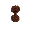 Knot Cufflink Brown