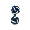 Knot Cufflink NavyWhite