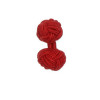 Knot Cufflink Red