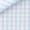 Bouclé Check Pattern Blue