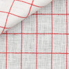 Linen Check Pattern Red