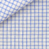 Linen Check Pattern Blue