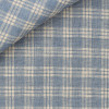 Linen Check Pattern Blue