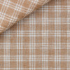Linen Check Pattern Beige