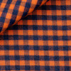 Flannel Orange Check Pattern