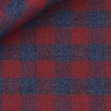 Flannel Red Bleu Check Pattern