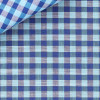 Chambray Check Pattern Blue