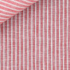 Linen Stripes Red