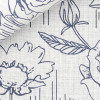 Linen Pattern Blue