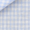 Linen Check Pattern Blue
